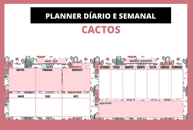 planner cactos