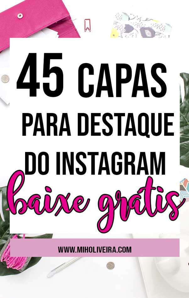 Pack de capas para destaques do instagram