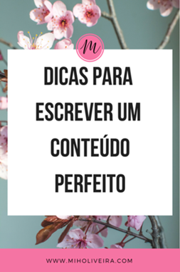Dicas para escrever um artigo perfeito para seu blog