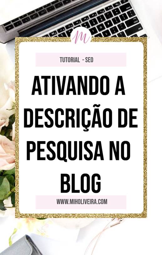 como ativar a descrição de pesquisa no blog
